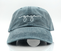 Mama, Gigi, Nana Baseball Cap Handwriting Script Embroidered Unisex ball cap
