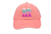 In My Cool Mom Era cap Dad Baseball Cap Retro Wavy text Embroidered Unisex ball cap sarcastic gift dad hat