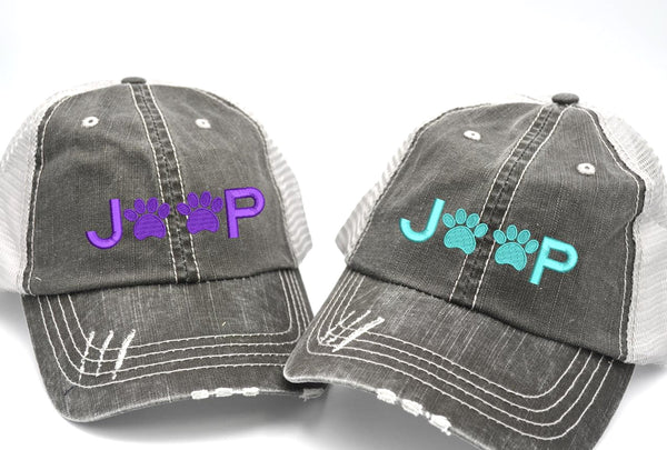 Jeep Paws Trucker Hat