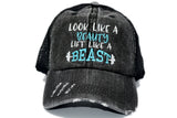 Look Like A Beauty Lift Like A Beast Trucker Hat