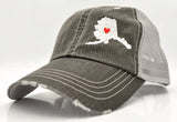 State with Heart Trucker Hat