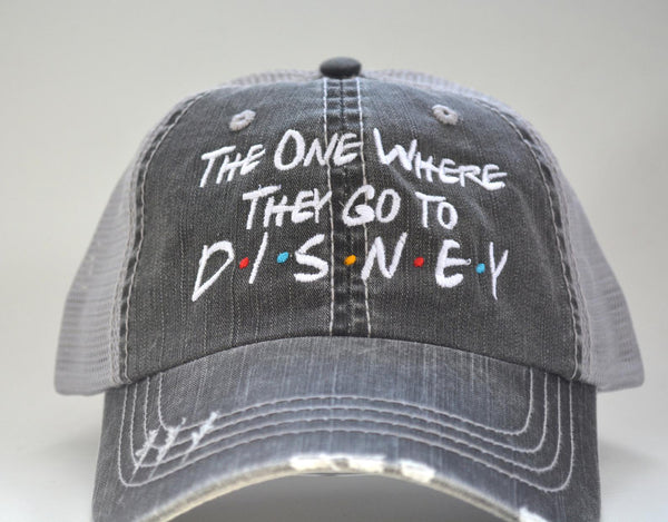 The One Where They Go To Disney Friends Trucker Hat