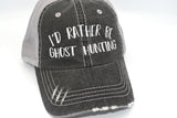 I'd Rather Be Ghost Hunting Trucker Hat