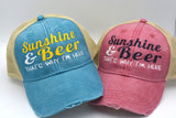 Sunshine and Beer Structured Trucker Hat