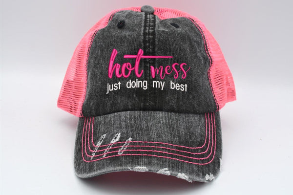 Hot Mess Just Doing My Best Trucker Hat