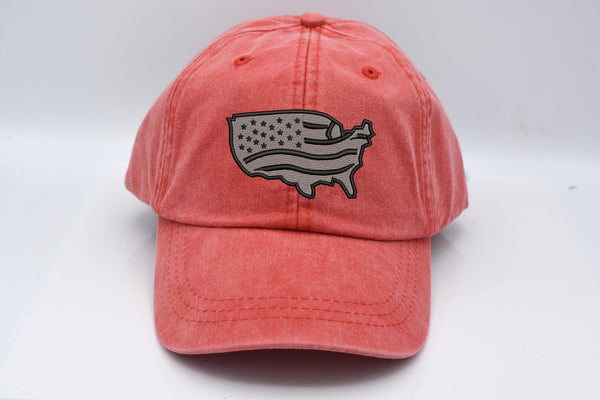 USA Flag Map Hat
